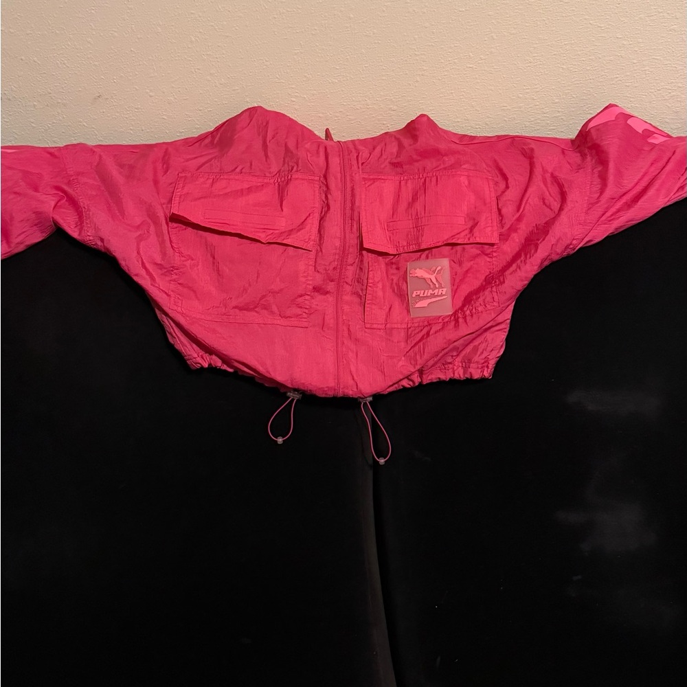 Puma Pink Windbreaker Jacket